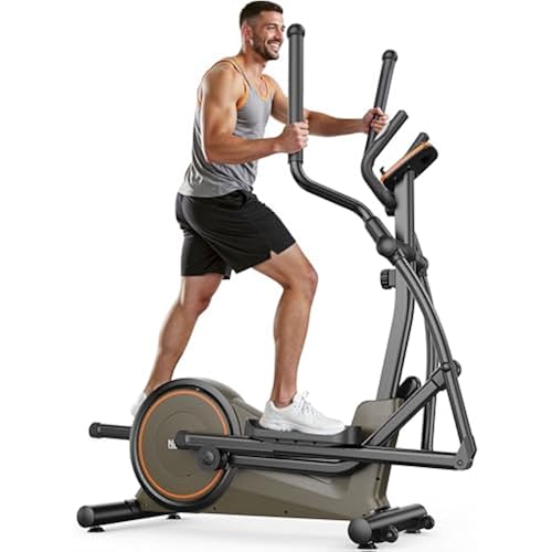 Niceday Elliptical Machine, Elliptical Exercise Machine for Home Use with Hyper-Quiet Magnetic Driving System, 20IN Stride, 16 Resistance Levels, 500LBS Loading Capacity, App Supported