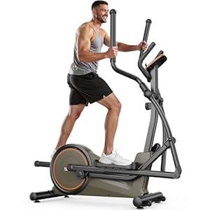 Niceday Elliptical Machine, Elliptical Exercise Machine for Home with Hyper-Quiet Magnetic Driving System, Elliptical Trainer with 15.5IN & 20IN Stride, 16 Resistance Levels, 500LBS Loading Capacity