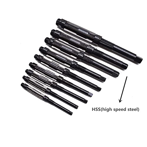 Wflnhb 9 Set High Speed Steel Adjustable Hand Reamers, 15/32 Inch To 1-5/32 Inch Replacement For Drilling Machine And Other Machine #TOP2