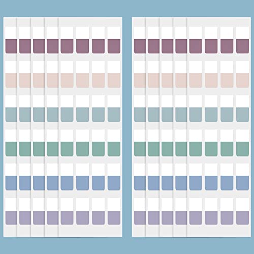 Sticky Index Tabs Colored Adhesive Flag Tabs Writable And Repositionable File Tabs Flags Sticky Reading Tabs Page Markers For Binders, Books, Paper, Notes, Filer Folders, 0.5 X 1 Inch (480 Pieces) #TOP16