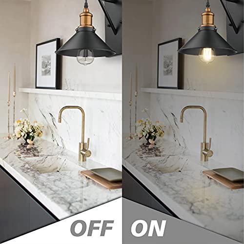 Yeehome Modern Wall Sconce Set Of 2, Wall Scone Lighting, Wireless Wall Sconce, Hardwired Wall Light Fixture, Vintage Bathroom Light Fixtures In Matte Black Finish,7.8 Inch,2 Pack #TOP6