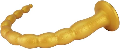 Miniatura 4 de Juguetes sexis de 17 pulgadas con ventosa fuerte, juguetes anales de silicona médica, masaje de próstata, dilatador de ano, bola anal para