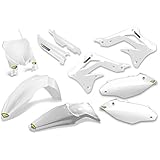 Cycra Powerflow Plastic Kit (White) Compatible With 13-15 KAWASAKI KX450F