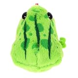 JOINPAYA Aufziehbarer Plüsch Frosch mit Springfunktion Weicher Dicker Fördert Hand Auge koordination für Kindergeburtstag Ostern und Aktive Spielszenarien