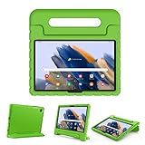 Kinderhülle für Samsung Galaxy Tab S6 Lite 10.4 inch 2020/2022 Release Model SM-P610/P615/P613/P619 Leichter Eva-Weichschaum langlebig stoßfest Kinderabdeckung Faltbarer Griff zum Ständer, Grün