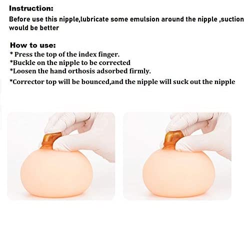 Nipple Sucker Corrector For Inverted, Nipple Puller Or Extender,Latch Assist Nipple Enhancer Suckers With Dustproof Case For Woman (Clear Brown) #TOP2