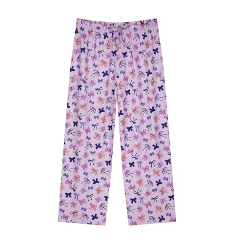 Image of US Angels Girls Pajama Set 3 Piece, Short Sleeve Button Down PJs with Shorts & Pants, Soft Sleepwear Girls & Tweens Size 5-16