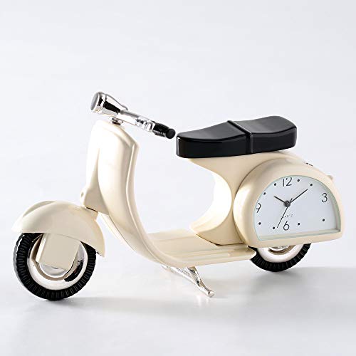 ミニチュアクロックコレクション(MiniatureClockCollection)ミニチュア置時計 バイク スクーター ベージュ C3133-BG