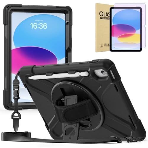 �y�����K���X�t�B�����t���i�u���[���C�g�J�b�g�j�ziPad �ϏՌ� �P�[�X iPad ��11���� (A16) ��10���� 2025/2022�N�������f�� �ƌ݊��������� iPad 11th/10th �X�^���h���|���t�� �n�[�h�P�[�X �X�g���b�v�t��