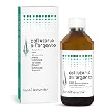 Collutorio 250ml ● Componenti principali: Argento, Aloe, Propoli, Echinacea, Camomilla, Malva, Menta, Calendula, Eucalipto, Lavandula, Chiodi Garofano, Menta, Limone, Tè Verde