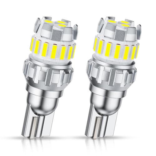 AUTOONE 921 912 LED Bulb Reverse Lights, 6500K White Super Bright T15 906 922 W16W Error Free Plug and Play LED Light Bulb for Backup Light Running Lights, Pack of 2