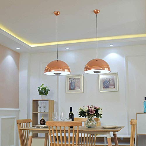 Lámpara Colgante de techo rústica de 30cm para resolver la falta de luz en mesas de comedor 3