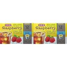 Raspberry Iced Tea Single Serve Compatible with Keurig K-Cup Brewers - 12 count Pack of 2