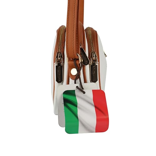 Generic Vera Pelle white Womens Hand bag Cross body Shoulder Italian Leather Made in Italy Purse4