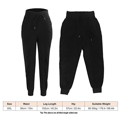 Calça jogging para treino, cordão Calça de treino Poliéster ajustável. Na moda para corrida esportiv