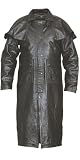 Men's AL2603 Leather Duster 3X-Large Black