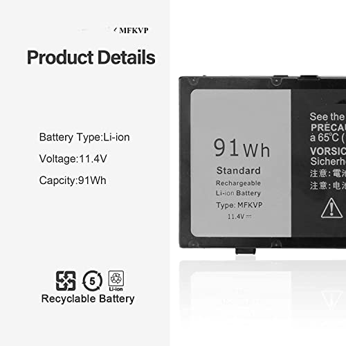 Batterie portable Dell Precision M7510 M7710 résout les coupures - 2