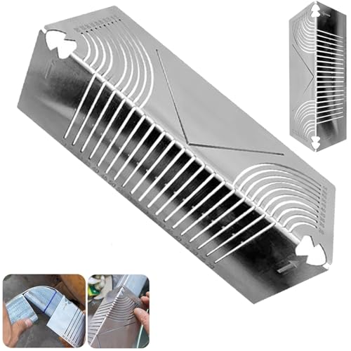 Angle & Arc Marking Tool, 2025 New Adjustable Linear Arc Dual-Purpose Scriber, Multi-Purpose Metal Marking Tool for Metalworking, Engineering, Square Steel Pipe Bend Steel Pipe Bend Marking Tool