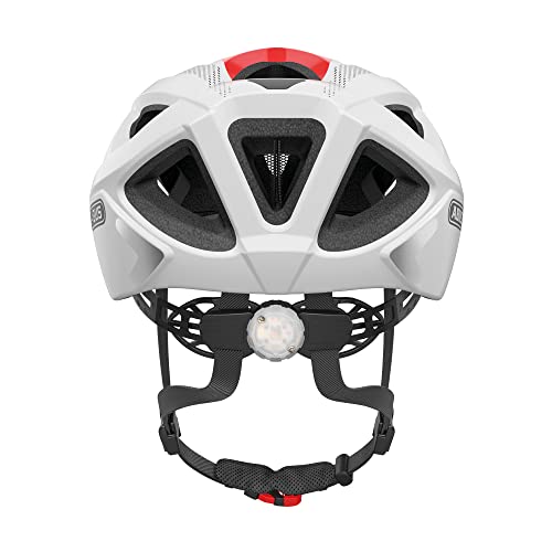 ABUS Stadthelm Aduro 2.0 - Allround-Fahrradhelm mit Licht - in sportivem Design für den...