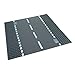 Produktbild 1 x Lego System Bau Platte 6N Straße gerade dunkel grau 32 x 32 Noppen 32x32 mit Kanal Abfluss Gullys 7280 44336px4