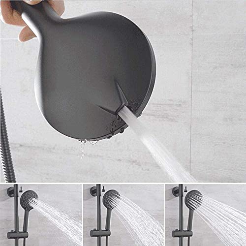 Ensemble de douche thermostatique carré ou rond gris moderne - 5