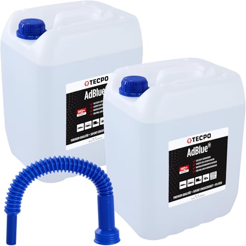 TECPO AdBlue ® Harnstofflösung SCR Abgasreinigung Ad Blue mit Trichter