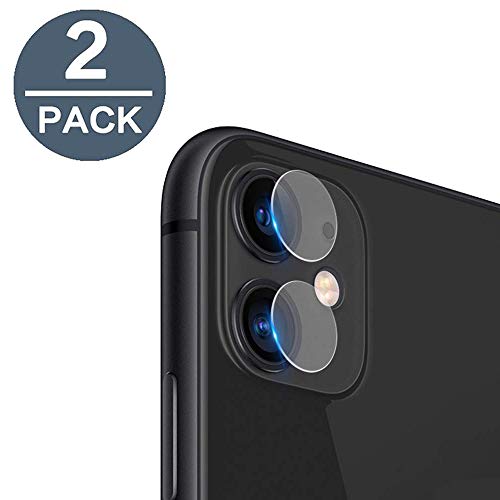 EasyULT Pellicola Fotocamera per iPhone 11 6.1 Pollici[2 Pezzi], Vetro Temperato Fotocamera Posteriore Trasparente Pellicola Protettiva Vetro Lente della Fotocamera per iPhone 11