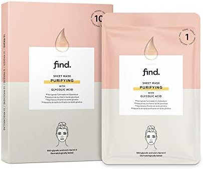 FIND - Purifying sheet mask with snail gel - 10 pack