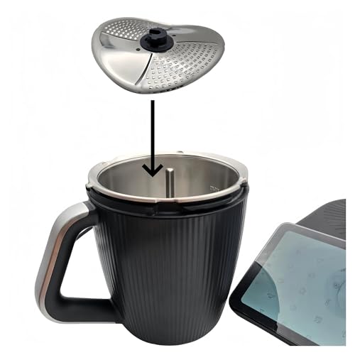 Accesorio de cubierta cuchillas, compatible con Thermomix TM6, TM5 y TM7, for verduras, acero inoxidable, accesorio cocina - imagen 2