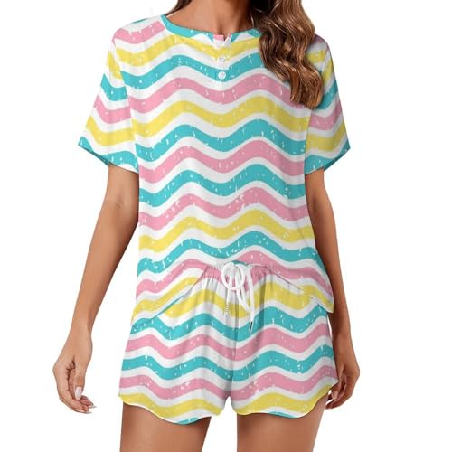Ensemble pyjama femme manches courtes respirant pour ne plus souffrir de la chaleur la nuit