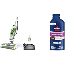 BISSELL Crosswave Turbo Vacuum Mop All in One Wet and Dry Vac Combo Hard Floor &amp; Area Rug Cleaner, 3888A + Bissell Multi Surface Super Concentrate, 14 0.33 Oz packets included, 4144