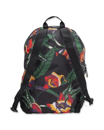 Volcom Packable Backpack, Black Floral Print2
