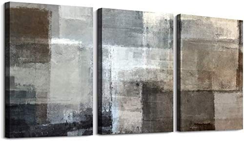 Canvas Wall Art Bathroom Decor Bedroom Abstract Painting Toile Peinture Art Work Prints Artwork Canvas Prints for Living Room Pictures Artwork Bathroom Wall DÃ©cor Framed Abstract 12"x16" 3 Piece