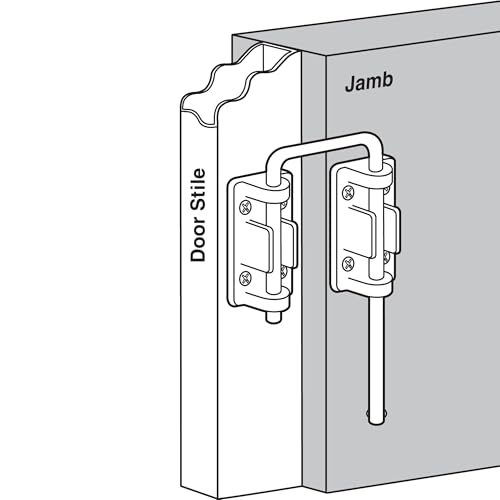 pasadores para puertas de aluminio marca Defender Security (3)