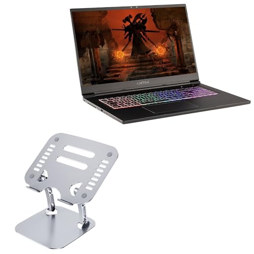 Base ajustable metálica BoxWave para laptops miniatura 1