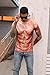 Goodstoworld Mens Ugly Chest Graphic Tshirts Fake Muscles 3D Funny Short Sleeve Teen T-Shirt Tees Women Rave Gift Tan Shirt Small