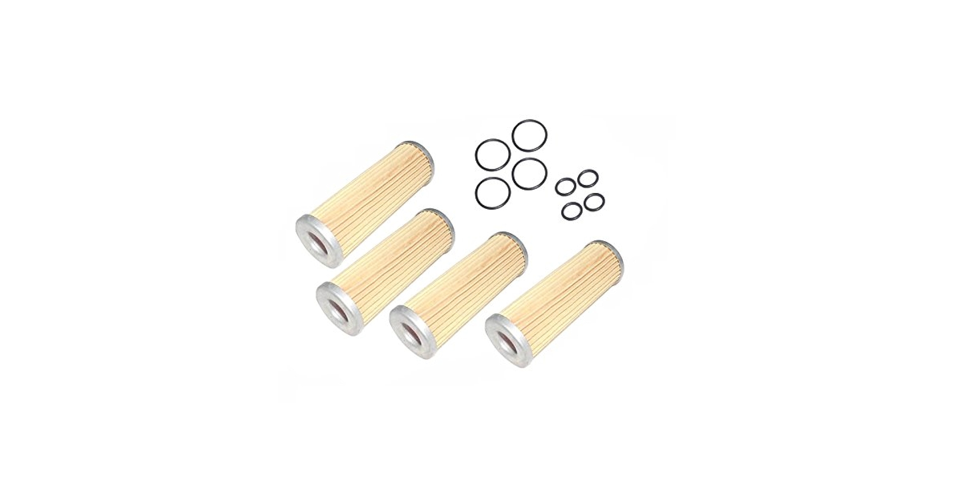 Amazon.com: New FOUR(4) Fuel Filter with O-Rings COMPATIBLE