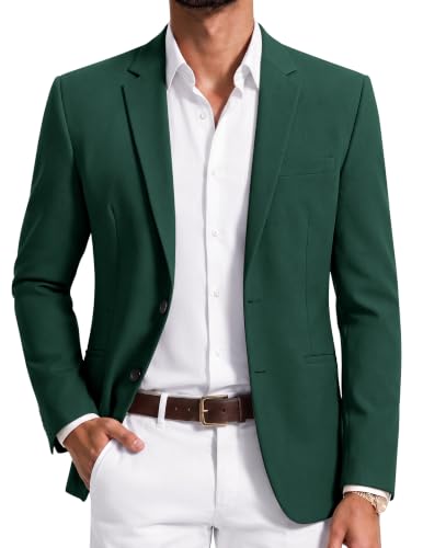 COOFANDY Mens Sport Coat Regular Fit Lightweight Blazer Jacket Two Button