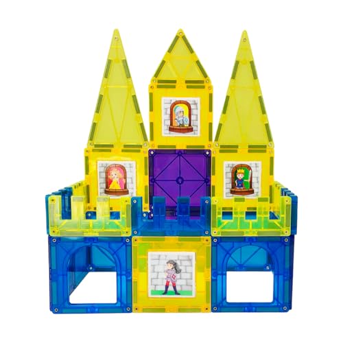 Blocos Magnéticos Magforma castelo 28 peças brinquedo magnético educativo