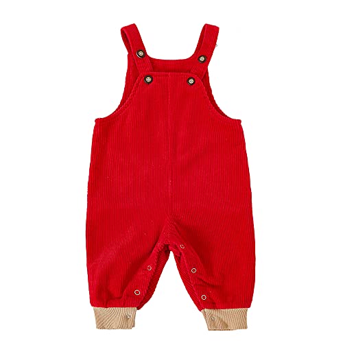 Volunboy Unisex Bebé Dinosaurio Peto Pana, Sin Mangas Ajustable Correa Botones Overalls Monos con...