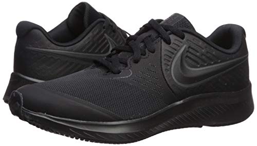 Nike Boy's Star Runner 2 (Gs) Sneaker, Black/Anthracite-Black-Volt, 3.5Y Youth Us Big Kid #TOP6