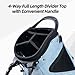 T WINSOLOGY Lightweight Golf Stand Bag with 4 Way Top Dividers for Men and Women, Only 4.2 Pounds, 8 Storage Pockets Including Cooler, Double Shoulder Straps, Womens Golf Club Bag (Sky Blue/Beige)