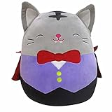 Squishmallows Official Kellytoy Halloween Squishy Soft Plush Toy Animals (8 Inch, Tally Vampire Cat)