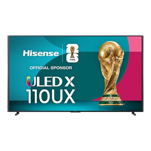 Hisense 110' Mini-LED Premium Flagship ULED X Series 4K UHD Google Smart TV (110UX) - MiniLED X, Up...