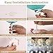 Sakolla 10 Sets Balloon Stick Stand, Holder with Base for Table Desktop Centerpiece, Birthday Party, Wedding, Baby Shower and Anniversary Decoration (15.7 inch White)