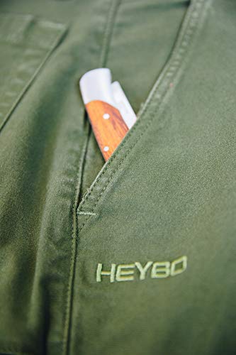Heybo Outdoors Hunting Fishing Camping Comfortable Fit Sportsman Field Pant Durable Stretch Canvas4