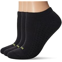 HUE Womens Air Cushion No Show Sock 3 Pair Pack