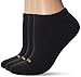 HUE Women's Air Cushion No Show Sport Socks, 3 Pair Pack, Black, One size
