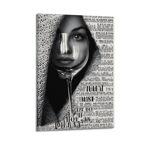 Poster mural Be LOYAL TO YOUR FUTURE toile vintage salon 30x45 cm