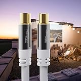 KabelDirekt – 4K TV Aerial Cable, Coaxial Cable – 0.5m – For Digital & Analogue TV, Metal Connectors – Available in 0.5-20m (Plug to Socket, for DVB-C/DVB-T/DVB-S, white) - Image 7